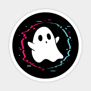 Glitch Ghost Magnet